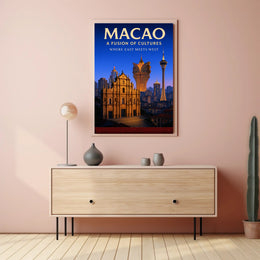 Macao A Fusion of Cultures Poster PosterGoat