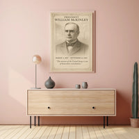 William McKinley 25th President Sketch Poster Art Print Decor PosterGoat