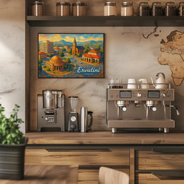Eswatini Cityscape Poster
