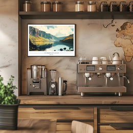 Coumshingaun Lough Scenic Beauty Travel Poster