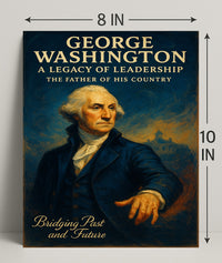 George Washington A Legacy of Leadership Poster PosterGoat