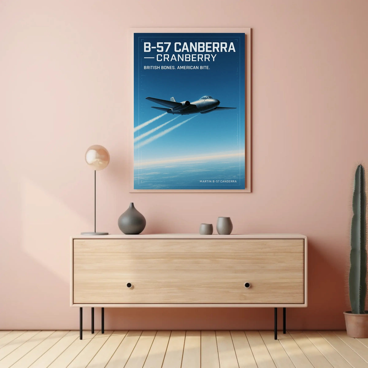 B-57 Canberra Cranberry Poster