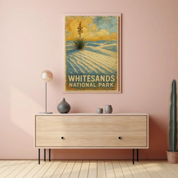 Whitesands National Park Scenic Wanderlust Poster