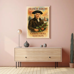 Historical Francis Asbury Christmas Edition Poster