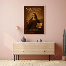 St. Catherine of Bologna The Patroness of Artists Poster