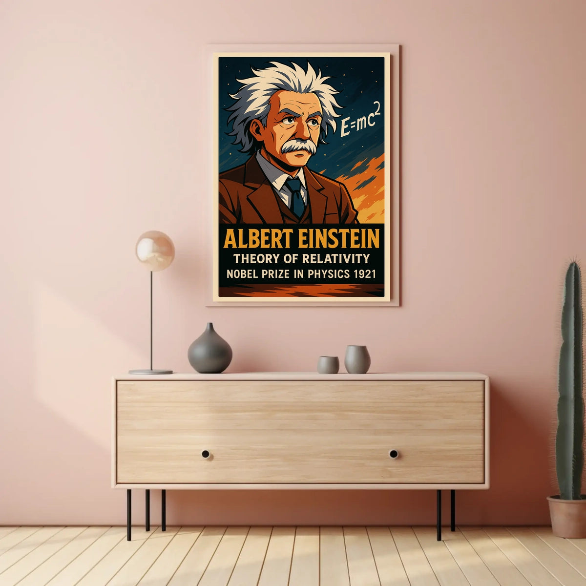 Albert Einstein Theory Of Relativity Poster