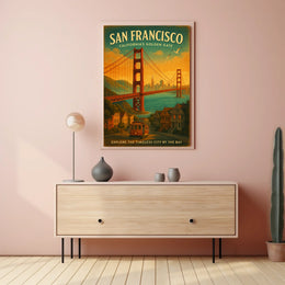 San Francisco Californias Golden Gate Poster