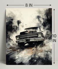 Vintage Power On The Move Vintage Poster