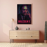 Malcolm X Iconic Leader Poster