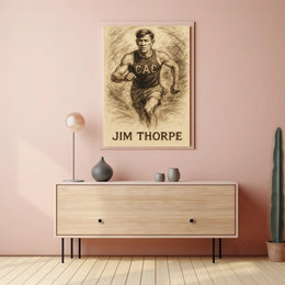 Jim Thorpe Athletic Legend Poster