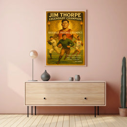 Jim Thorpe Legendary Champion Poster