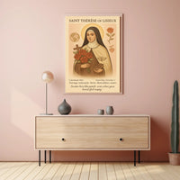 Saint Thérèse of Lisieux Devotional Cultural Heritage Poster