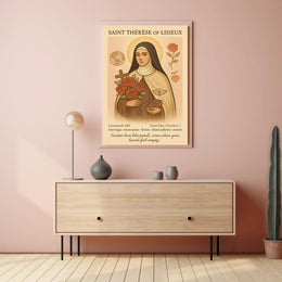 Saint Thérèse of Lisieux Devotional Cultural Heritage Poster