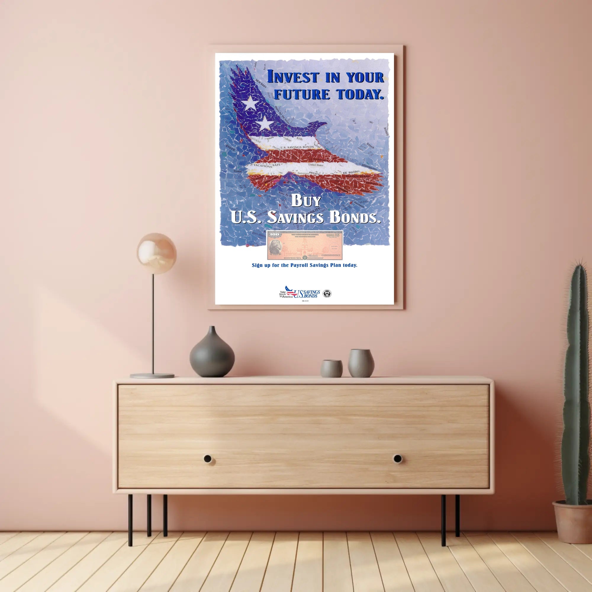 Invest in Your Future with U.S. Savings Bonds Poster PosterGoat