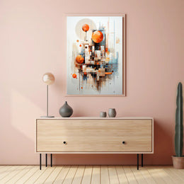 Abstract Geometric Composition Abstract Poster PosterGoat