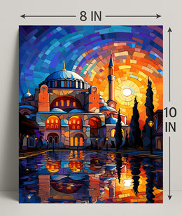Radiant Reflections Of Architecture Poster