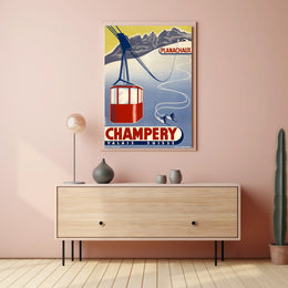 Champery Ski Resort Poster