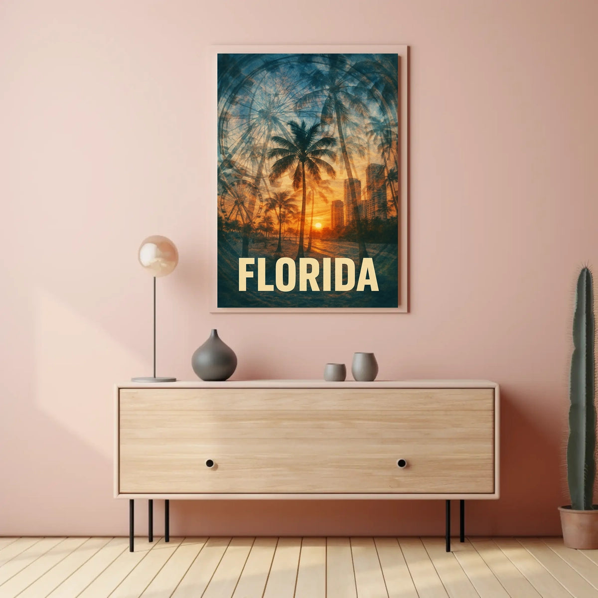 Florida Sunset Vibes Poster