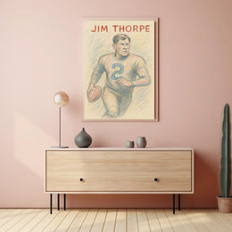 Jim Thorpe Legendary Athlete Poster