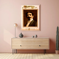 Vintage Magic Show Advertisement: Leon Herrmann Poster