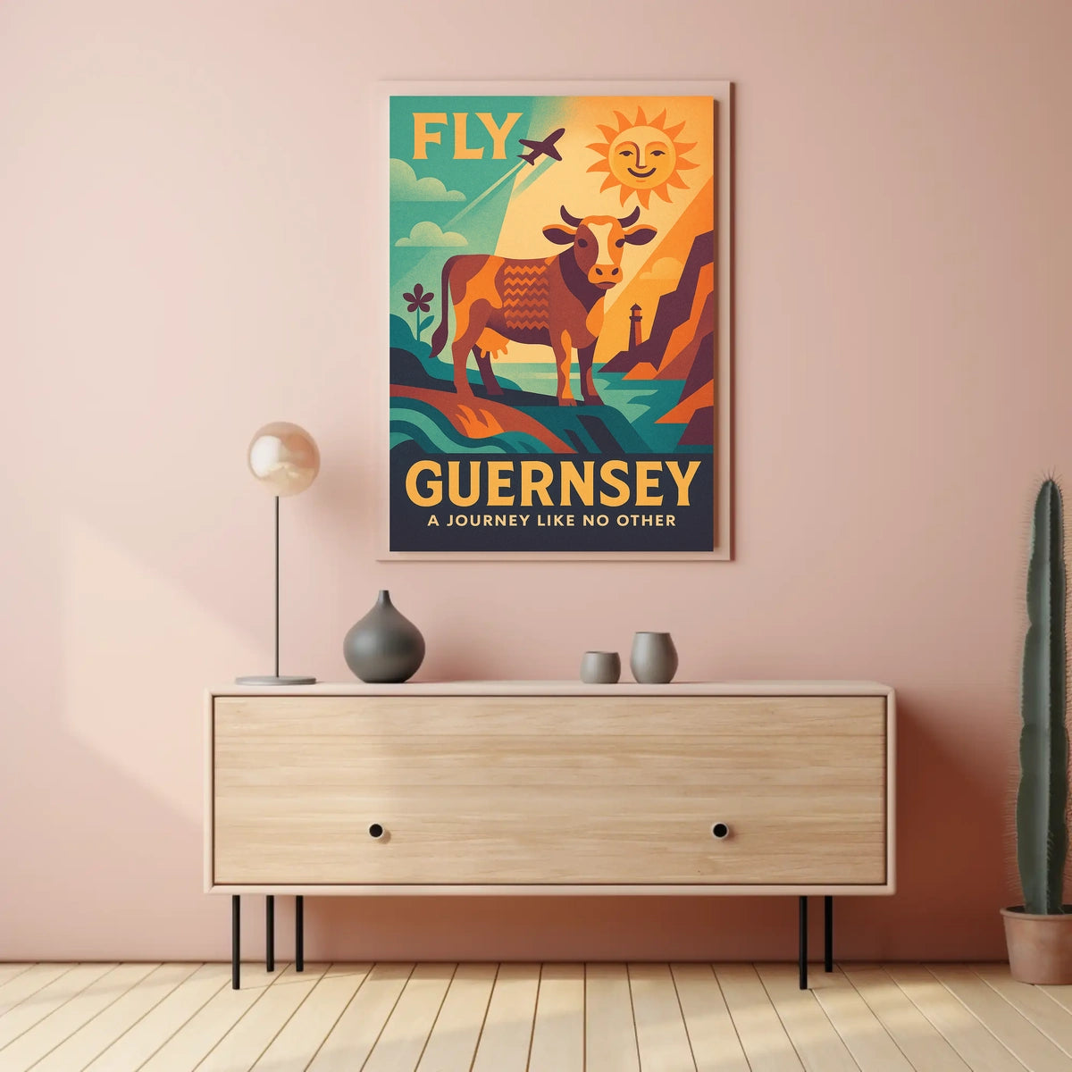 Fly to Guernsey Poster
