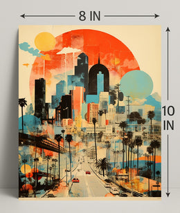 Urban Sunset Poster