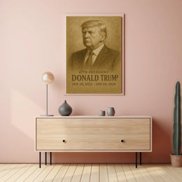 Donald Trump 47th President Poster