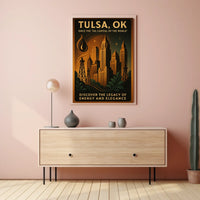 Tulsa, OK The Oil Capital Legacy Poster