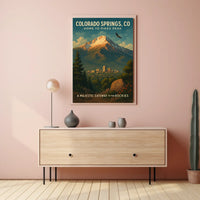 Colorado Springs Gateway to the Rockies Poster