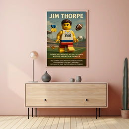 Jim Thorpe Legendary Athlete Poster