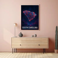 South Carolina Artistic Representation Poster
