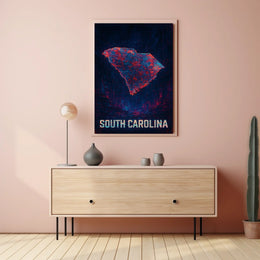 South Carolina Artistic Representation Poster