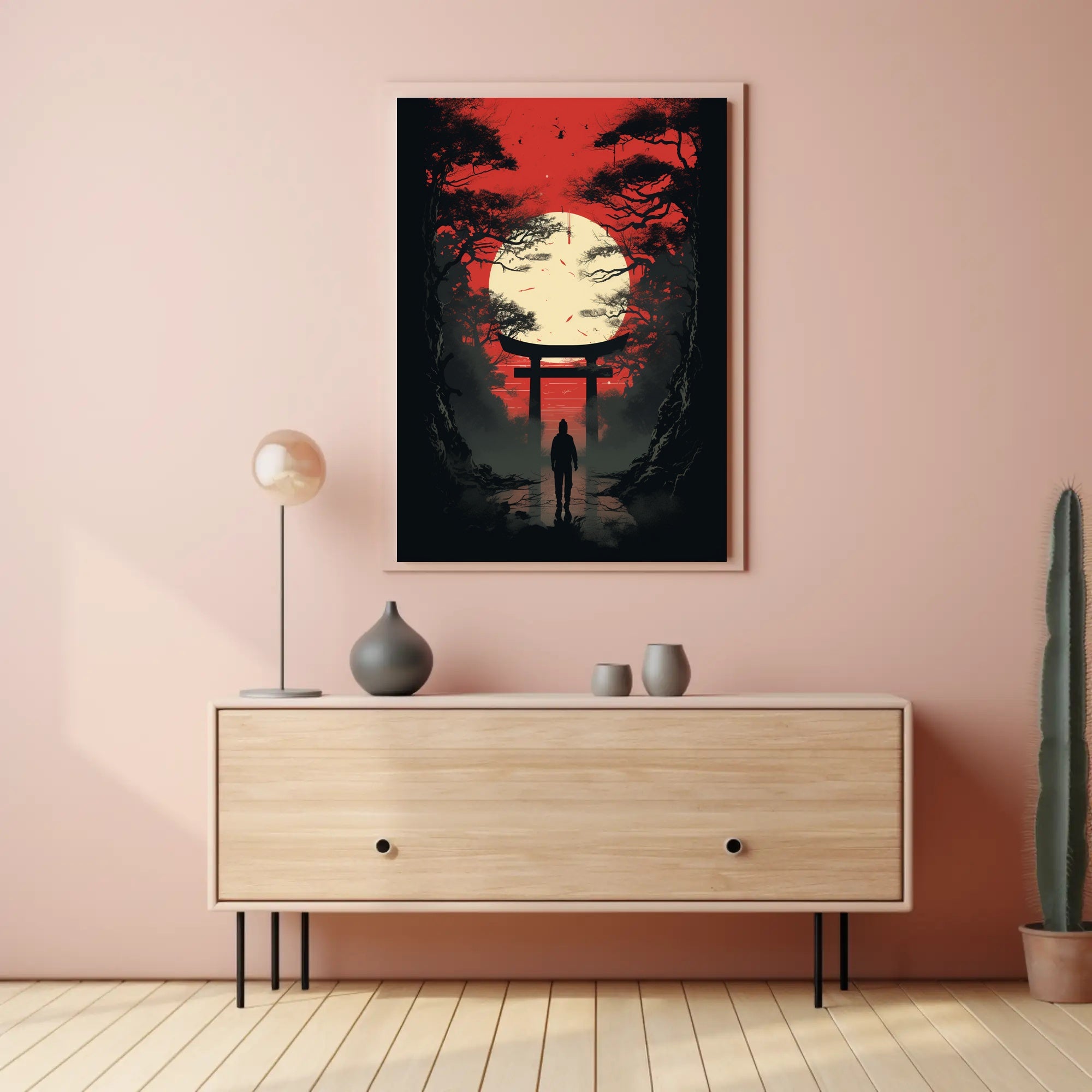 Journey Through The Torii Gate Poster PosterGoat