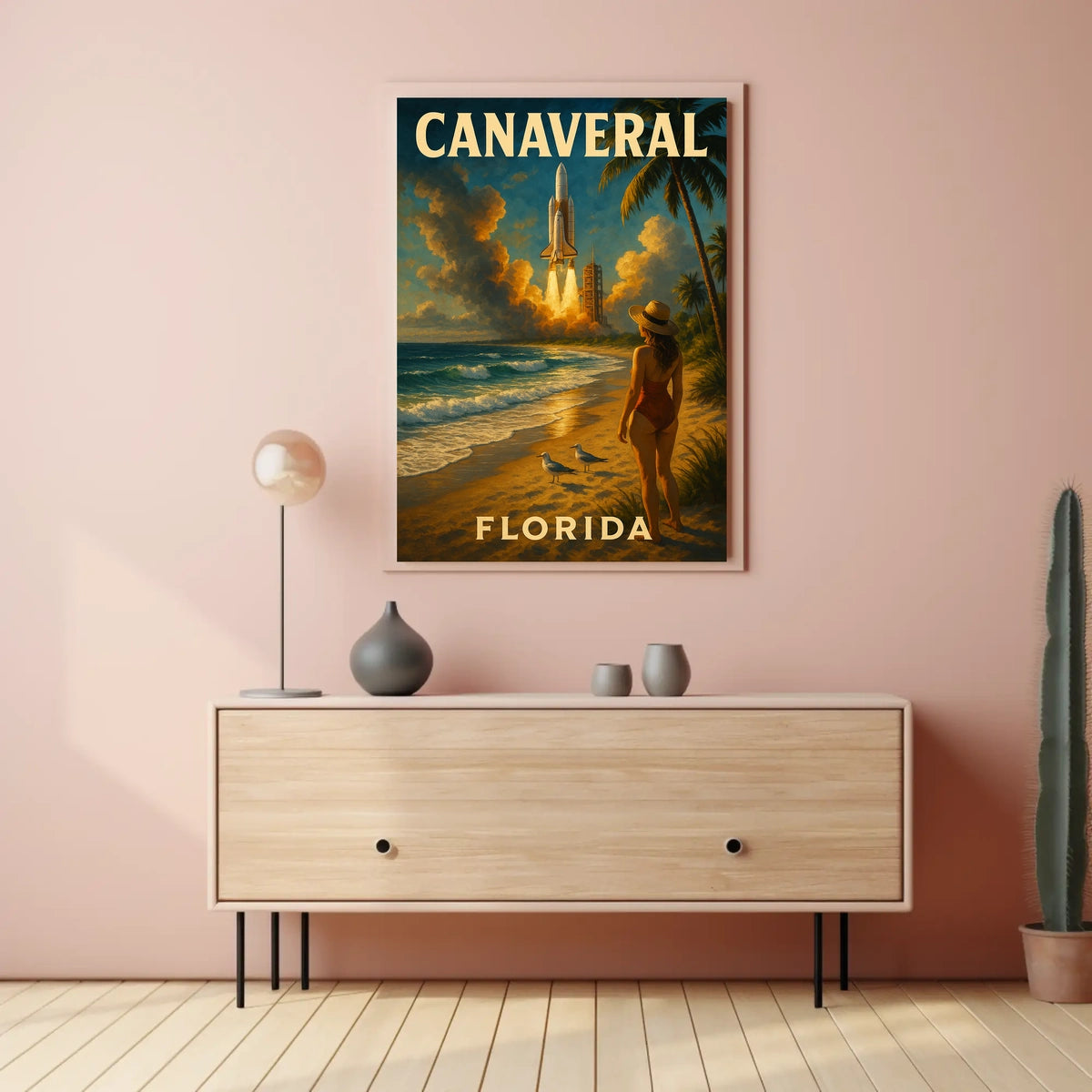 Canaveral Launch Florida Poster
