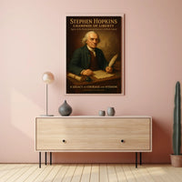 Stephen Hopkins Champion of Liberty Poster