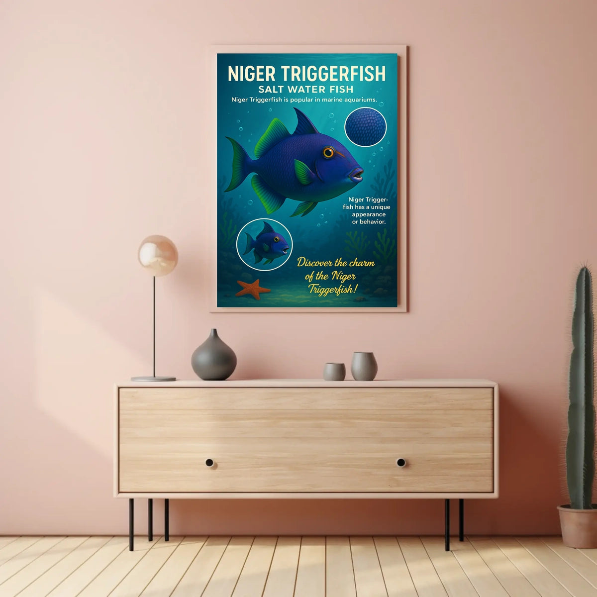 Discover the Niger Triggerfish Poster