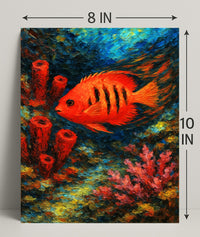 Vibrant Underwater World Poster PosterGoat