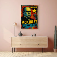 William McKinley 25th President of the United States Graffiti Pop Art Poster
