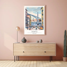 Porto Cityscape Poster PosterGoat