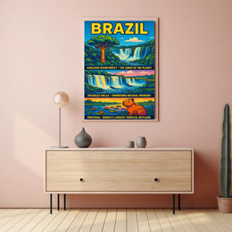 Wonders Of Brazil Poster