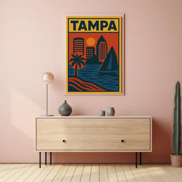 Tampa Cityscape Poster
