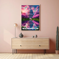Washington in Bloom Poster