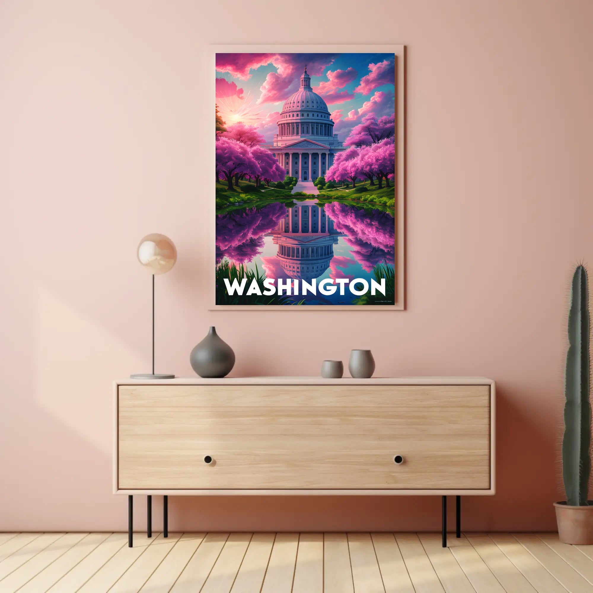 Washington in Bloom Poster