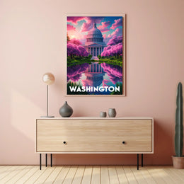 Washington in Bloom Poster