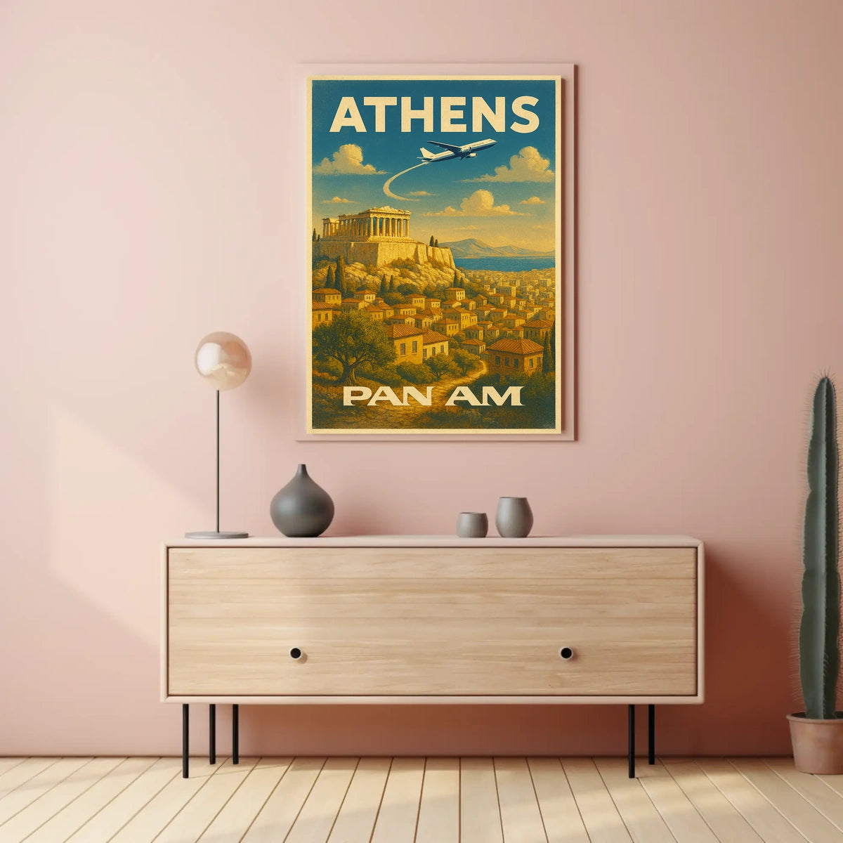 Athens Travel Poster