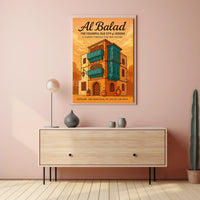 Al Balad The Colorful Old City Of Poster