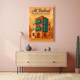 Al Balad The Colorful Old City Of Poster