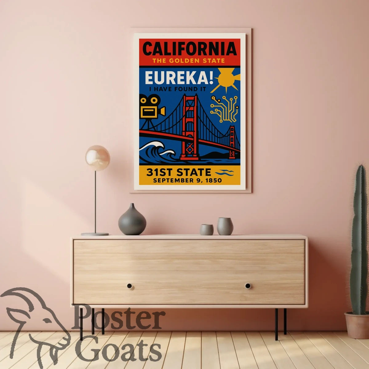California Golden State Culture – Cultural or Heritage Poster