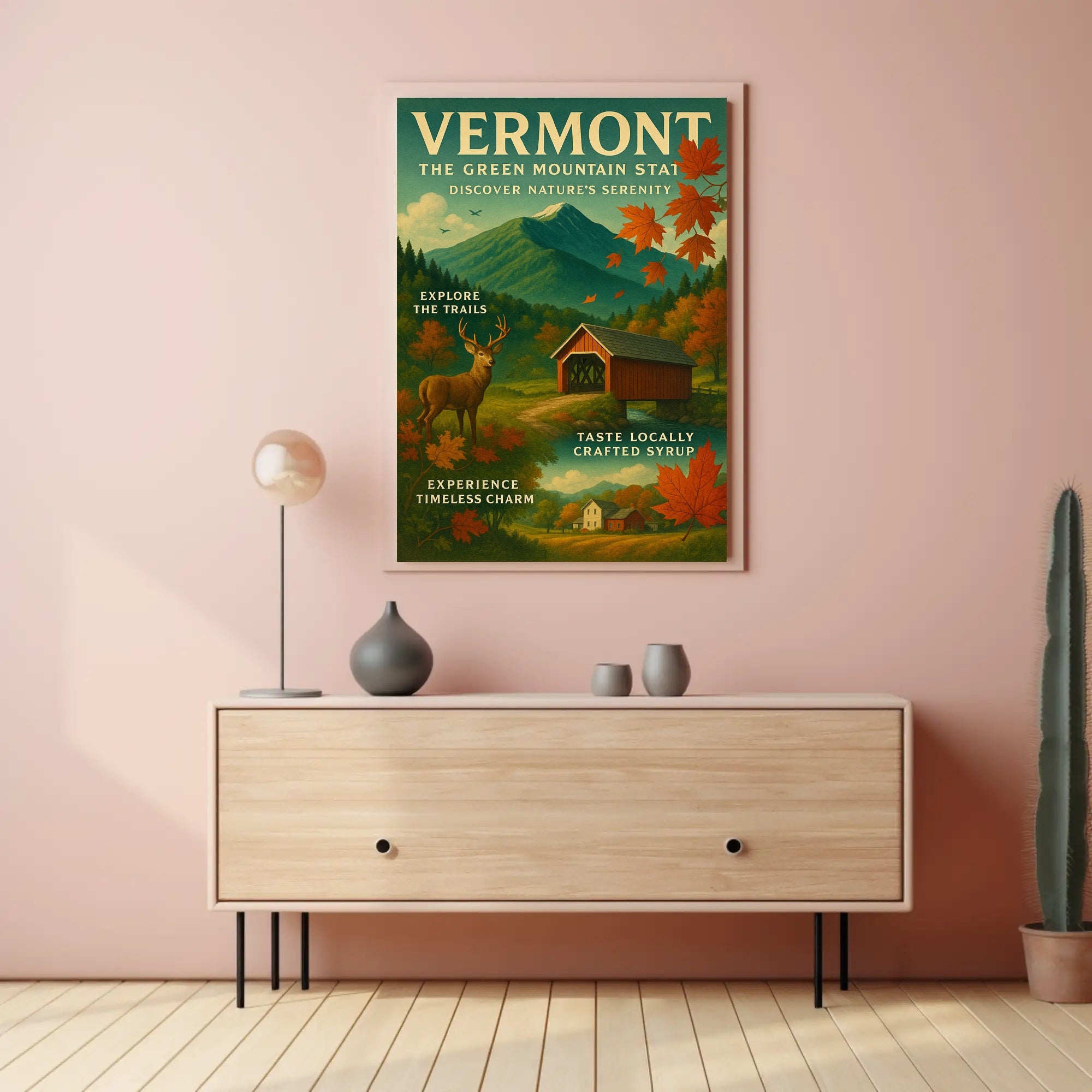 Vermont Natural Serenity Wall Art Print