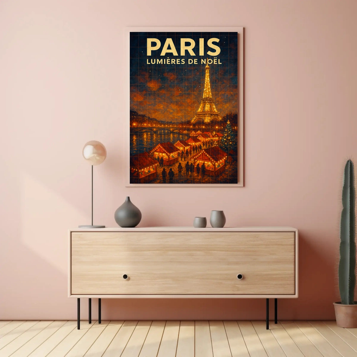 Paris Lumières De Noël Poster